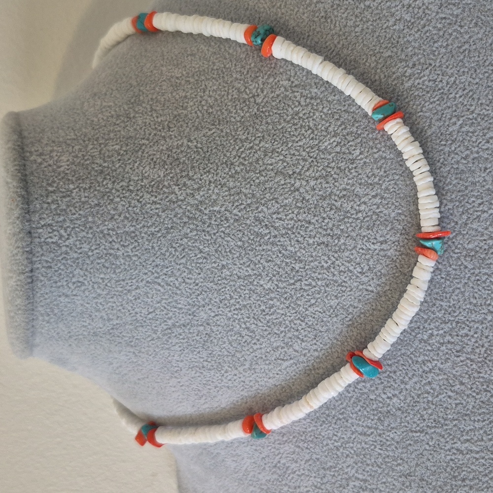 3 Piece Jewlery Set, Shell Rings, Turqouise,Coral,NATURAL